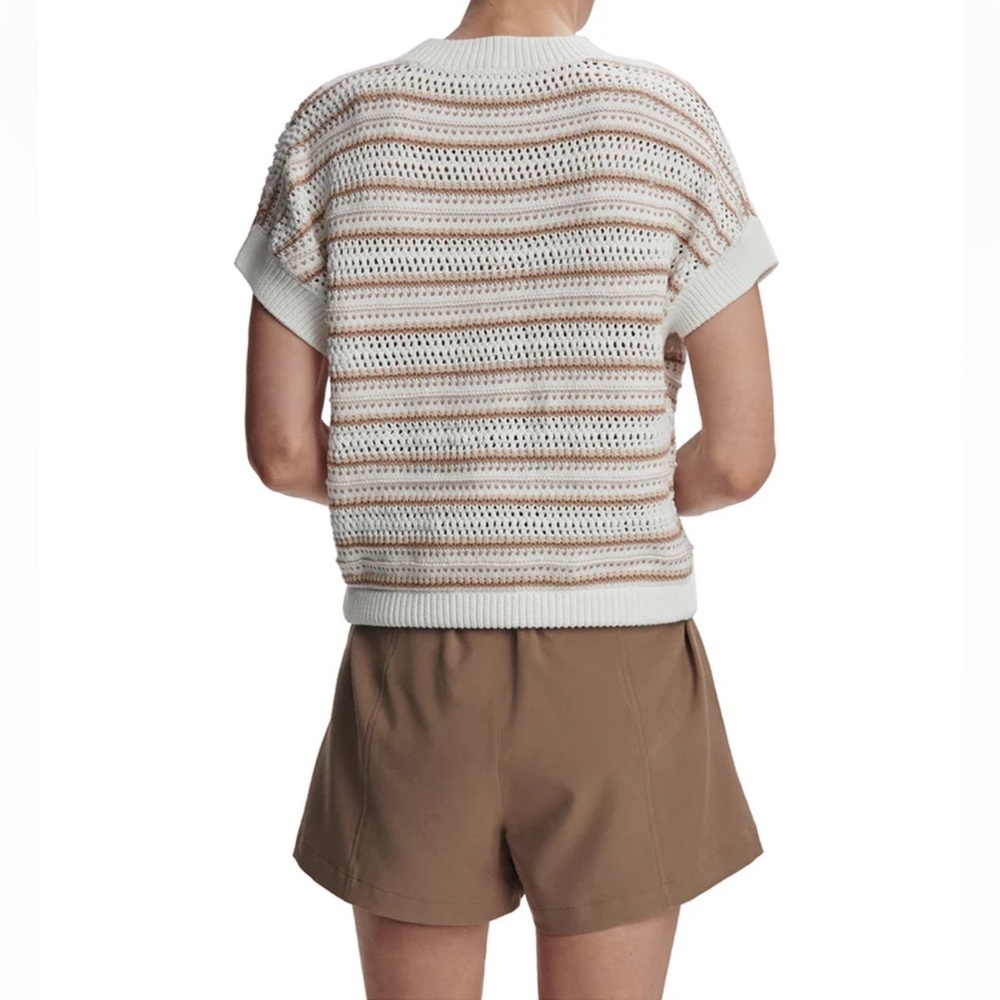 Varley Ciara Stripe Knit Top Small EUC - Picture 3 of 9